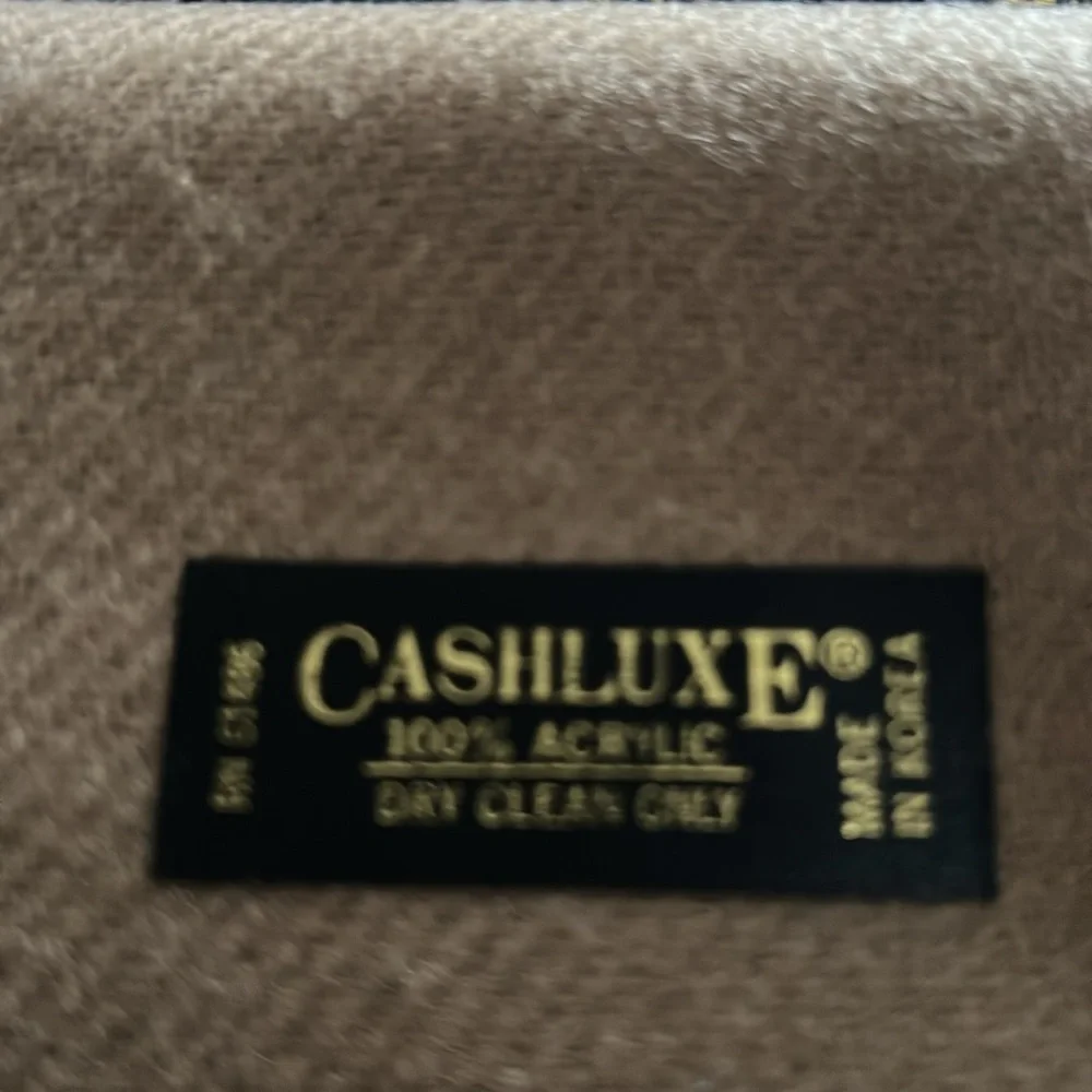 NWOT Cashlux Wool Scarves Set - Plaid and Solid Colors get all 3 never used